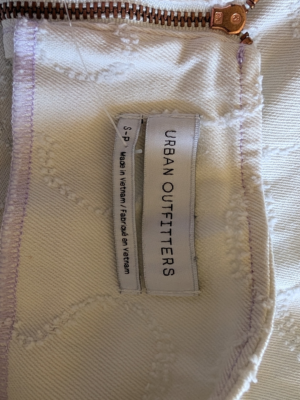 Urban Outfitters Skirt In Sunny Distressed Denim Mini Skirt Size S - Picture 7 of 9